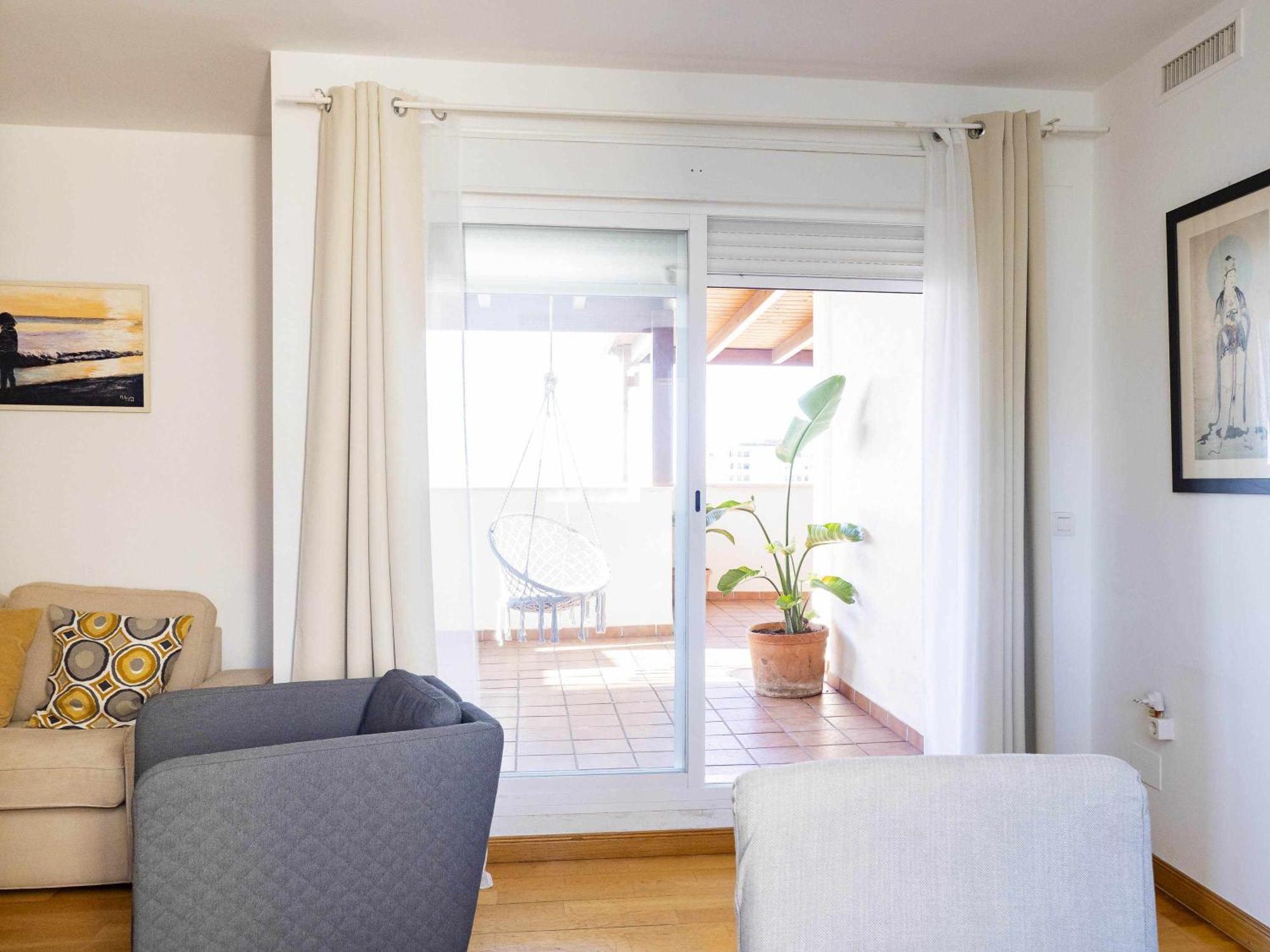 Atico Con Vistas Al Mar Piscina Y Parking Apartment Malaga Bagian luar foto